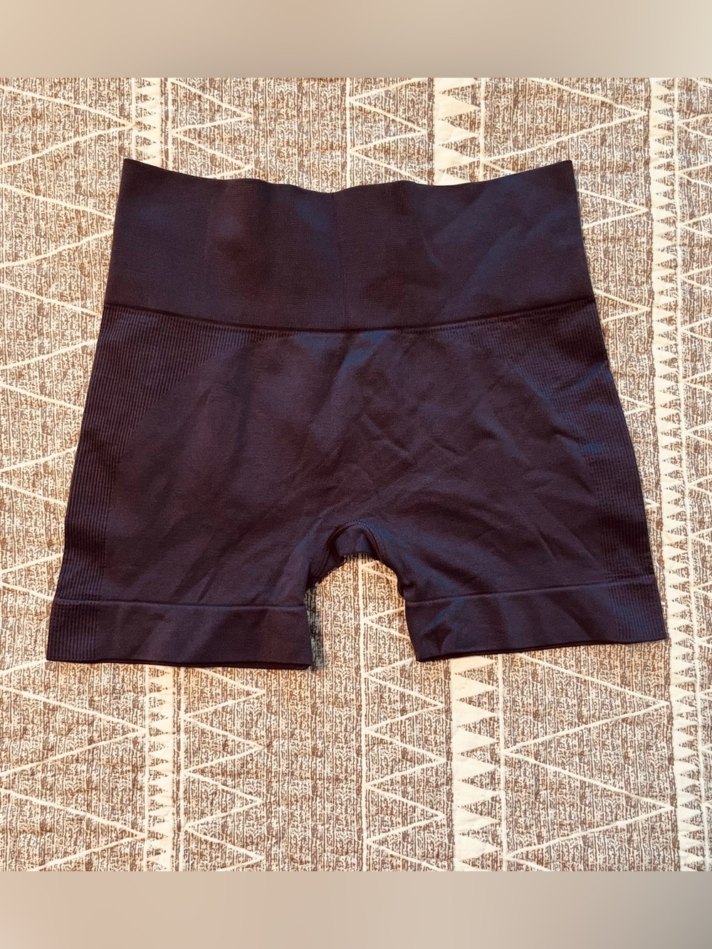Set Active Biker Shorts M Seamless High Waist Compression Black
